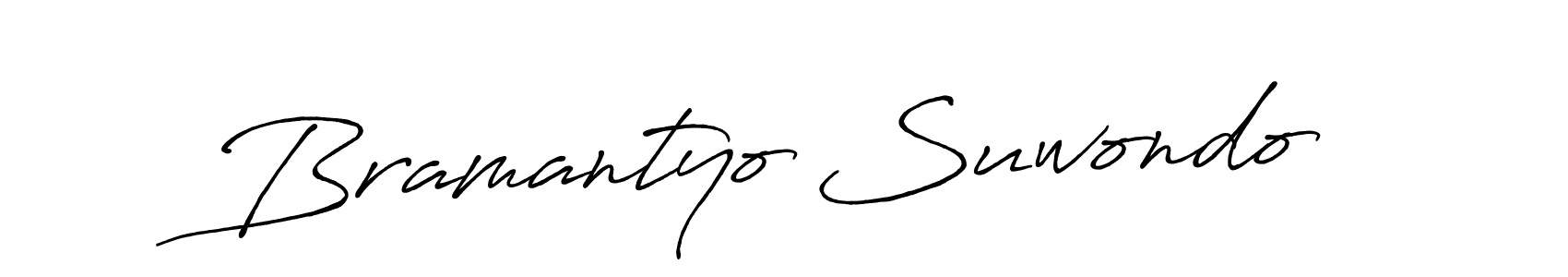 Bramantyo Suwondo stylish signature style. Best Handwritten Sign (Antro_Vectra_Bolder) for my name. Handwritten Signature Collection Ideas for my name Bramantyo Suwondo. Bramantyo Suwondo signature style 7 images and pictures png