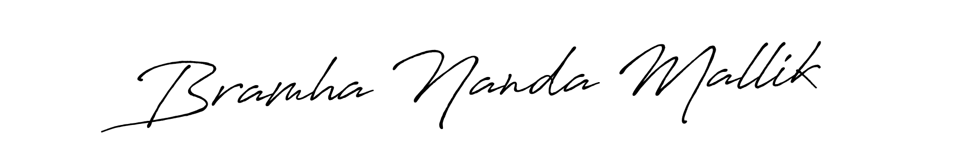 How to make Bramha Nanda Mallik signature? Antro_Vectra_Bolder is a professional autograph style. Create handwritten signature for Bramha Nanda Mallik name. Bramha Nanda Mallik signature style 7 images and pictures png