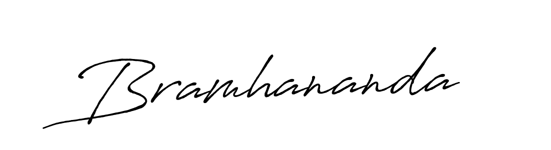 Also we have Bramhananda name is the best signature style. Create professional handwritten signature collection using Antro_Vectra_Bolder autograph style. Bramhananda signature style 7 images and pictures png