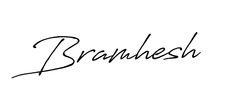 Bramhesh stylish signature style. Best Handwritten Sign (Antro_Vectra_Bolder) for my name. Handwritten Signature Collection Ideas for my name Bramhesh. Bramhesh signature style 7 images and pictures png