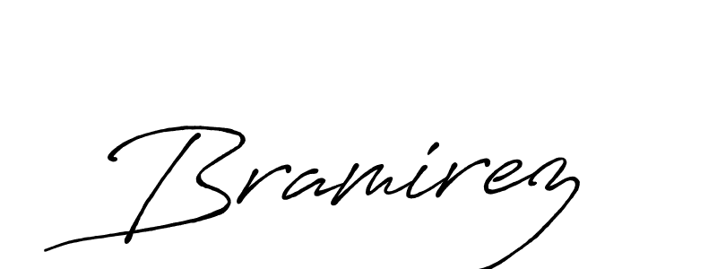 How to make Bramirez name signature. Use Antro_Vectra_Bolder style for creating short signs online. This is the latest handwritten sign. Bramirez signature style 7 images and pictures png