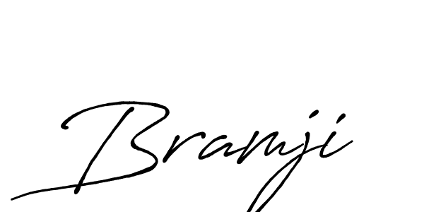 Bramji stylish signature style. Best Handwritten Sign (Antro_Vectra_Bolder) for my name. Handwritten Signature Collection Ideas for my name Bramji. Bramji signature style 7 images and pictures png