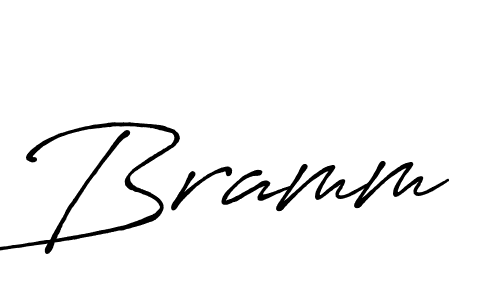 Make a beautiful signature design for name Bramm. With this signature (Antro_Vectra_Bolder) style, you can create a handwritten signature for free. Bramm signature style 7 images and pictures png