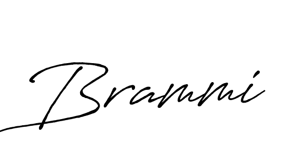 How to make Brammi name signature. Use Antro_Vectra_Bolder style for creating short signs online. This is the latest handwritten sign. Brammi signature style 7 images and pictures png