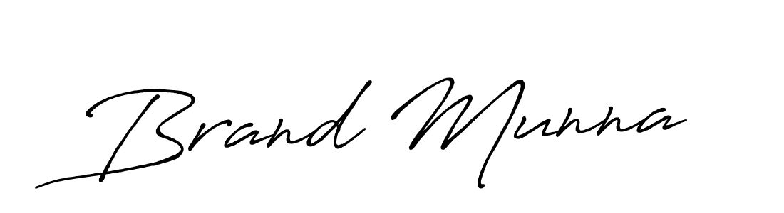 Make a short Brand Munna signature style. Manage your documents anywhere anytime using Antro_Vectra_Bolder. Create and add eSignatures, submit forms, share and send files easily. Brand Munna signature style 7 images and pictures png