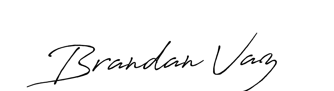 Also we have Brandan Vaz name is the best signature style. Create professional handwritten signature collection using Antro_Vectra_Bolder autograph style. Brandan Vaz signature style 7 images and pictures png