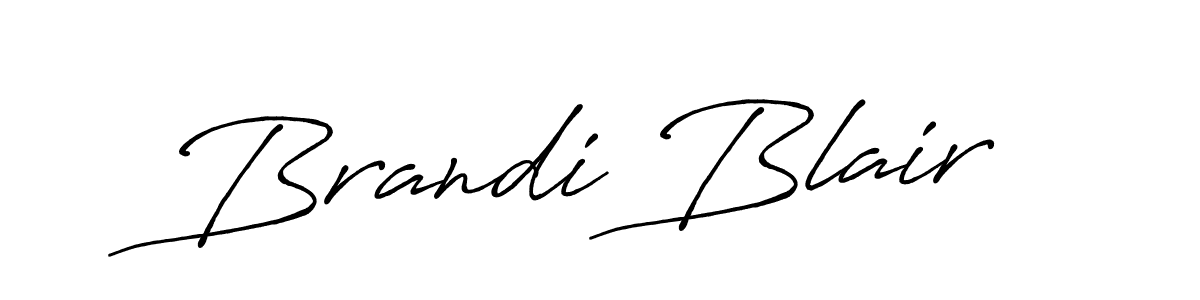 Design your own signature with our free online signature maker. With this signature software, you can create a handwritten (Antro_Vectra_Bolder) signature for name Brandi Blair. Brandi Blair signature style 7 images and pictures png