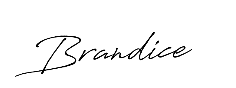 Create a beautiful signature design for name Brandice. With this signature (Antro_Vectra_Bolder) fonts, you can make a handwritten signature for free. Brandice signature style 7 images and pictures png