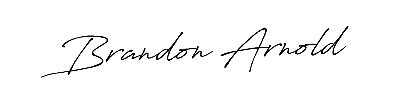 Brandon Arnold stylish signature style. Best Handwritten Sign (Antro_Vectra_Bolder) for my name. Handwritten Signature Collection Ideas for my name Brandon Arnold. Brandon Arnold signature style 7 images and pictures png