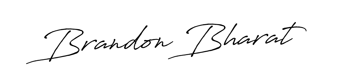 Design your own signature with our free online signature maker. With this signature software, you can create a handwritten (Antro_Vectra_Bolder) signature for name Brandon Bharat. Brandon Bharat signature style 7 images and pictures png