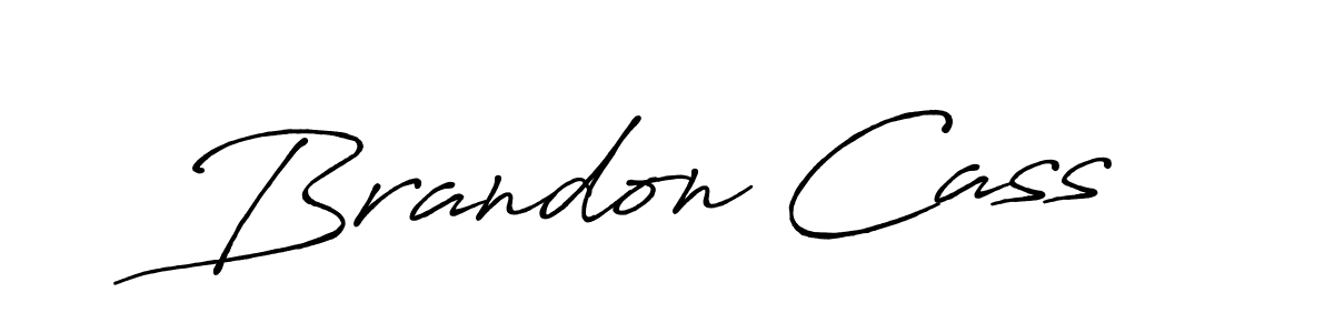 Brandon Cass stylish signature style. Best Handwritten Sign (Antro_Vectra_Bolder) for my name. Handwritten Signature Collection Ideas for my name Brandon Cass. Brandon Cass signature style 7 images and pictures png