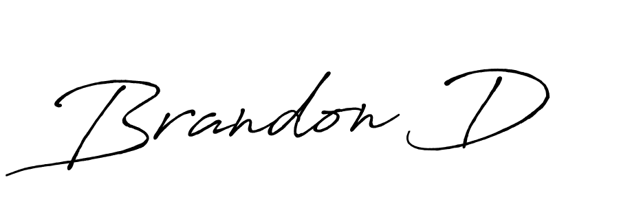 How to make Brandon D signature? Antro_Vectra_Bolder is a professional autograph style. Create handwritten signature for Brandon D name. Brandon D signature style 7 images and pictures png