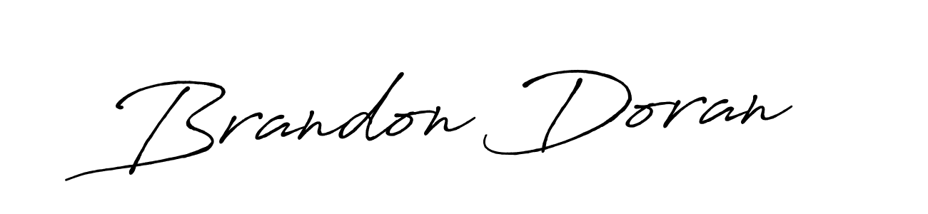 Brandon Doran stylish signature style. Best Handwritten Sign (Antro_Vectra_Bolder) for my name. Handwritten Signature Collection Ideas for my name Brandon Doran. Brandon Doran signature style 7 images and pictures png