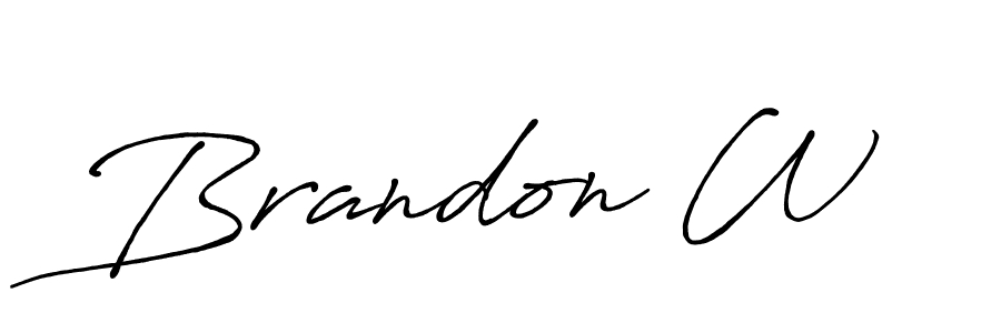 How to Draw Brandon W signature style? Antro_Vectra_Bolder is a latest design signature styles for name Brandon W. Brandon W signature style 7 images and pictures png