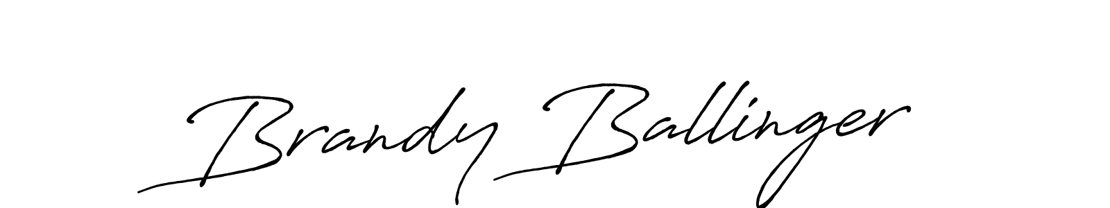 Brandy Ballinger stylish signature style. Best Handwritten Sign (Antro_Vectra_Bolder) for my name. Handwritten Signature Collection Ideas for my name Brandy Ballinger. Brandy Ballinger signature style 7 images and pictures png