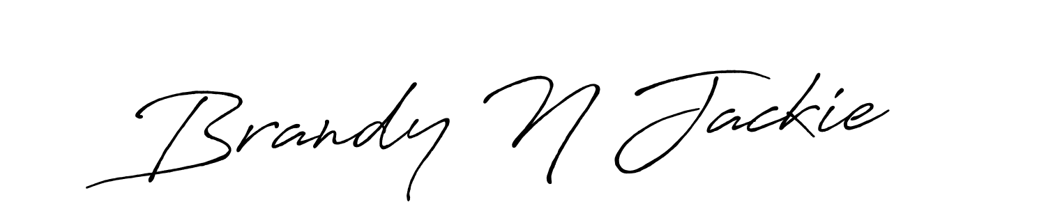 Use a signature maker to create a handwritten signature online. With this signature software, you can design (Antro_Vectra_Bolder) your own signature for name Brandy N Jackie. Brandy N Jackie signature style 7 images and pictures png