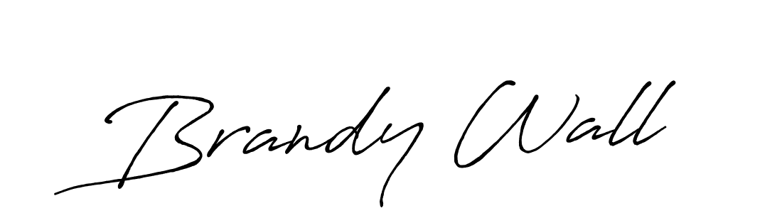 How to make Brandy Wall name signature. Use Antro_Vectra_Bolder style for creating short signs online. This is the latest handwritten sign. Brandy Wall signature style 7 images and pictures png