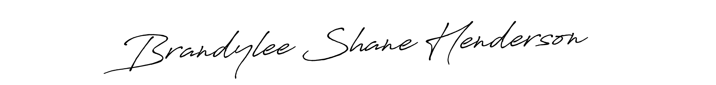 Brandylee Shane Henderson stylish signature style. Best Handwritten Sign (Antro_Vectra_Bolder) for my name. Handwritten Signature Collection Ideas for my name Brandylee Shane Henderson. Brandylee Shane Henderson signature style 7 images and pictures png