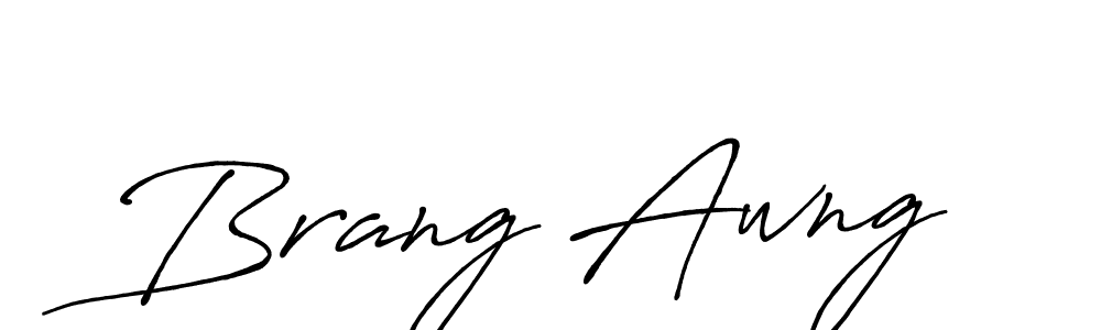 How to make Brang Awng signature? Antro_Vectra_Bolder is a professional autograph style. Create handwritten signature for Brang Awng name. Brang Awng signature style 7 images and pictures png