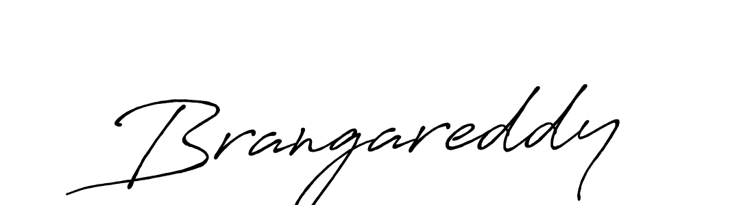 Make a beautiful signature design for name Brangareddy. With this signature (Antro_Vectra_Bolder) style, you can create a handwritten signature for free. Brangareddy signature style 7 images and pictures png