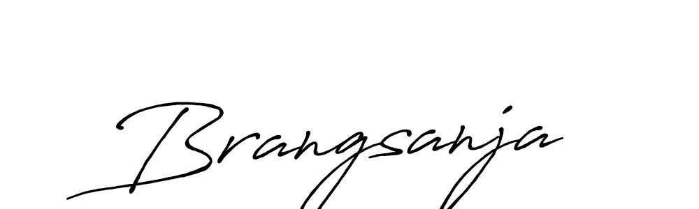 Design your own signature with our free online signature maker. With this signature software, you can create a handwritten (Antro_Vectra_Bolder) signature for name Brangsanja. Brangsanja signature style 7 images and pictures png