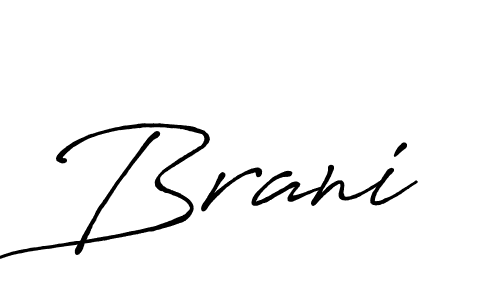 The best way (Antro_Vectra_Bolder) to make a short signature is to pick only two or three words in your name. The name Brani include a total of six letters. For converting this name. Brani signature style 7 images and pictures png