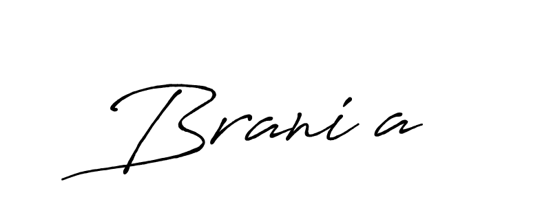 Use a signature maker to create a handwritten signature online. With this signature software, you can design (Antro_Vectra_Bolder) your own signature for name Braniša. Braniša signature style 7 images and pictures png