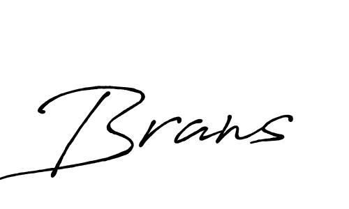 How to make Brans signature? Antro_Vectra_Bolder is a professional autograph style. Create handwritten signature for Brans name. Brans signature style 7 images and pictures png