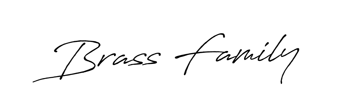 Also we have Brass Family name is the best signature style. Create professional handwritten signature collection using Antro_Vectra_Bolder autograph style. Brass Family signature style 7 images and pictures png