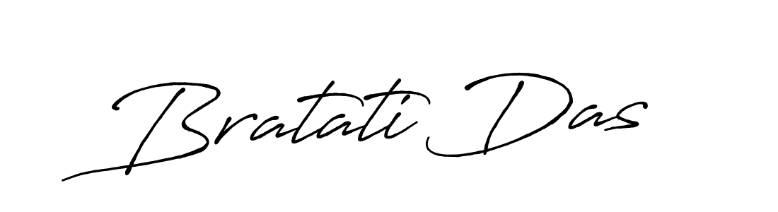 Make a beautiful signature design for name Bratati Das. With this signature (Antro_Vectra_Bolder) style, you can create a handwritten signature for free. Bratati Das signature style 7 images and pictures png