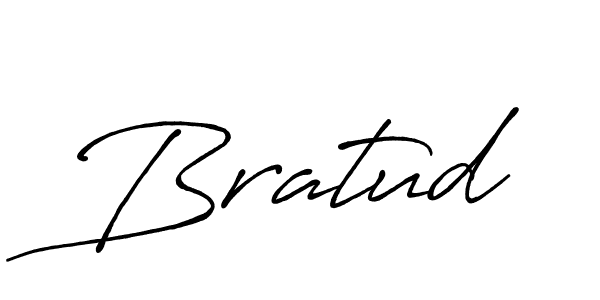 Bratud stylish signature style. Best Handwritten Sign (Antro_Vectra_Bolder) for my name. Handwritten Signature Collection Ideas for my name Bratud. Bratud signature style 7 images and pictures png