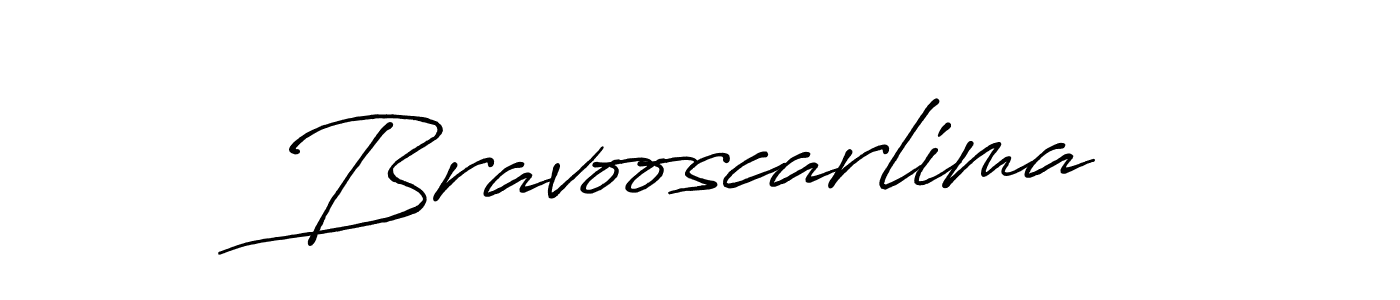 How to make Bravooscarlima signature? Antro_Vectra_Bolder is a professional autograph style. Create handwritten signature for Bravooscarlima name. Bravooscarlima signature style 7 images and pictures png