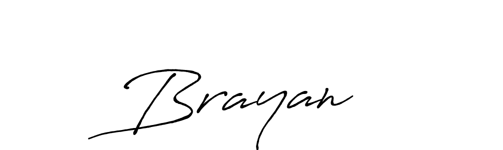 Brayan ♡ stylish signature style. Best Handwritten Sign (Antro_Vectra_Bolder) for my name. Handwritten Signature Collection Ideas for my name Brayan ♡. Brayan ♡ signature style 7 images and pictures png