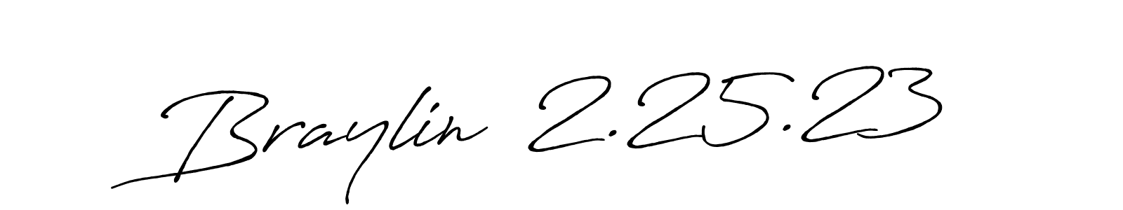 Also You can easily find your signature by using the search form. We will create Braylin  2.25.23 name handwritten signature images for you free of cost using Antro_Vectra_Bolder sign style. Braylin  2.25.23 signature style 7 images and pictures png