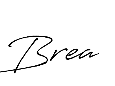 Use a signature maker to create a handwritten signature online. With this signature software, you can design (Antro_Vectra_Bolder) your own signature for name Brea. Brea signature style 7 images and pictures png