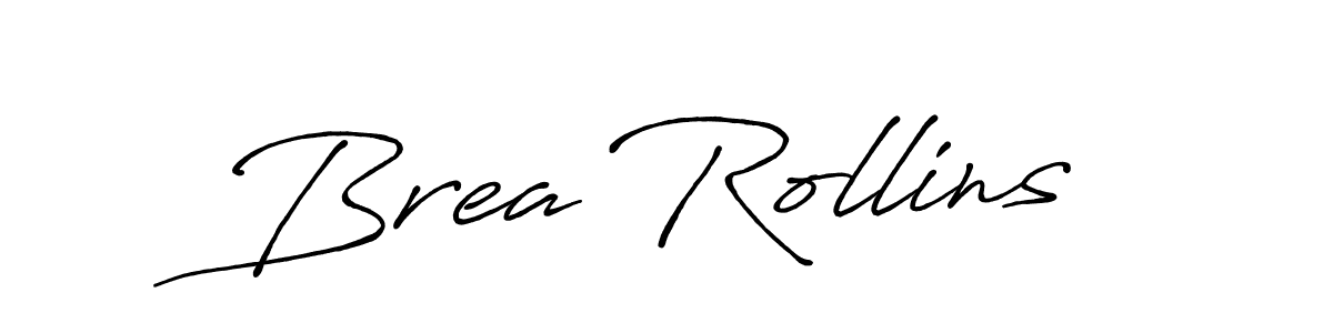 Brea Rollins stylish signature style. Best Handwritten Sign (Antro_Vectra_Bolder) for my name. Handwritten Signature Collection Ideas for my name Brea Rollins. Brea Rollins signature style 7 images and pictures png