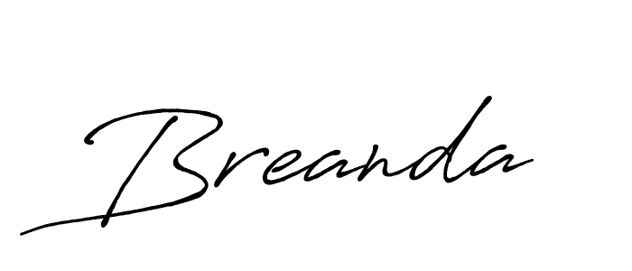 Make a beautiful signature design for name Breanda. Use this online signature maker to create a handwritten signature for free. Breanda signature style 7 images and pictures png