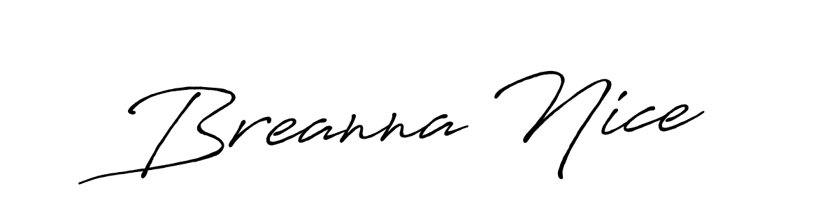 It looks lik you need a new signature style for name Breanna Nice. Design unique handwritten (Antro_Vectra_Bolder) signature with our free signature maker in just a few clicks. Breanna Nice signature style 7 images and pictures png