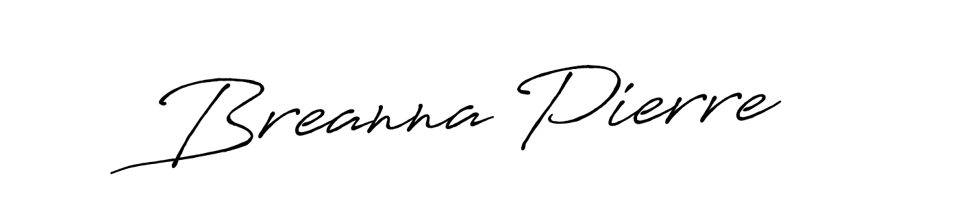 Similarly Antro_Vectra_Bolder is the best handwritten signature design. Signature creator online .You can use it as an online autograph creator for name Breanna Pierre. Breanna Pierre signature style 7 images and pictures png