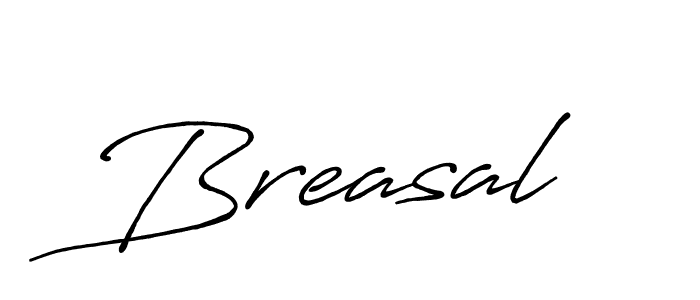 It looks lik you need a new signature style for name Breasal. Design unique handwritten (Antro_Vectra_Bolder) signature with our free signature maker in just a few clicks. Breasal signature style 7 images and pictures png