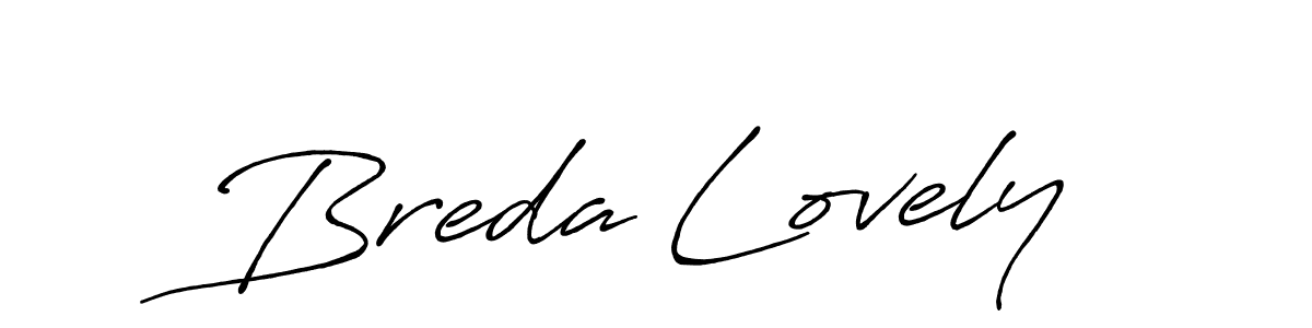 Once you've used our free online signature maker to create your best signature Antro_Vectra_Bolder style, it's time to enjoy all of the benefits that Breda Lovely name signing documents. Breda Lovely signature style 7 images and pictures png