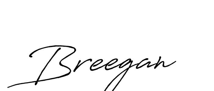 Use a signature maker to create a handwritten signature online. With this signature software, you can design (Antro_Vectra_Bolder) your own signature for name Breegan. Breegan signature style 7 images and pictures png