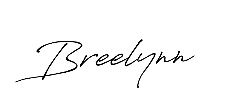 Create a beautiful signature design for name Breelynn. With this signature (Antro_Vectra_Bolder) fonts, you can make a handwritten signature for free. Breelynn signature style 7 images and pictures png