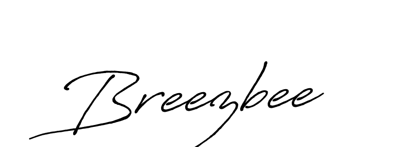 Also You can easily find your signature by using the search form. We will create Breezbee name handwritten signature images for you free of cost using Antro_Vectra_Bolder sign style. Breezbee signature style 7 images and pictures png