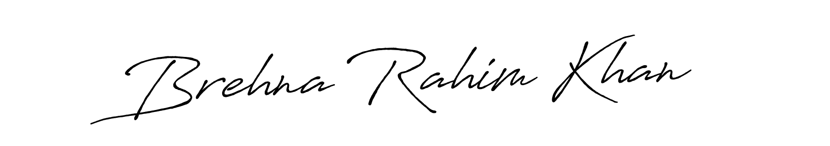 Make a beautiful signature design for name Brehna Rahim Khan. Use this online signature maker to create a handwritten signature for free. Brehna Rahim Khan signature style 7 images and pictures png