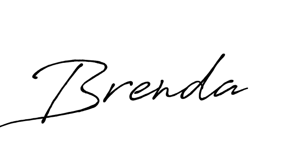 Design your own signature with our free online signature maker. With this signature software, you can create a handwritten (Antro_Vectra_Bolder) signature for name Brenda. Brenda signature style 7 images and pictures png