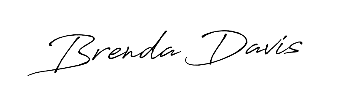 Brenda Davis stylish signature style. Best Handwritten Sign (Antro_Vectra_Bolder) for my name. Handwritten Signature Collection Ideas for my name Brenda Davis. Brenda Davis signature style 7 images and pictures png