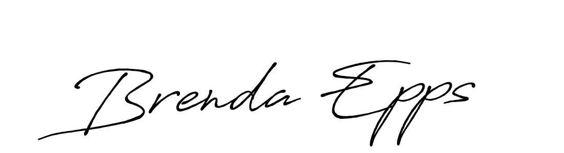 Use a signature maker to create a handwritten signature online. With this signature software, you can design (Antro_Vectra_Bolder) your own signature for name Brenda Epps. Brenda Epps signature style 7 images and pictures png