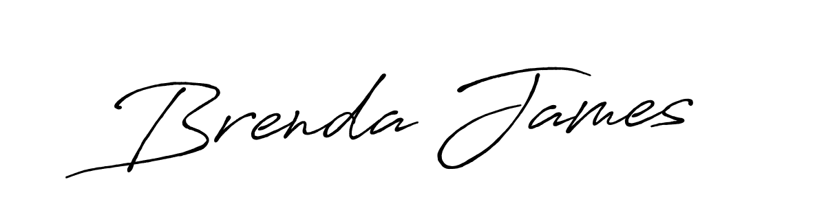 Similarly Antro_Vectra_Bolder is the best handwritten signature design. Signature creator online .You can use it as an online autograph creator for name Brenda James. Brenda James signature style 7 images and pictures png