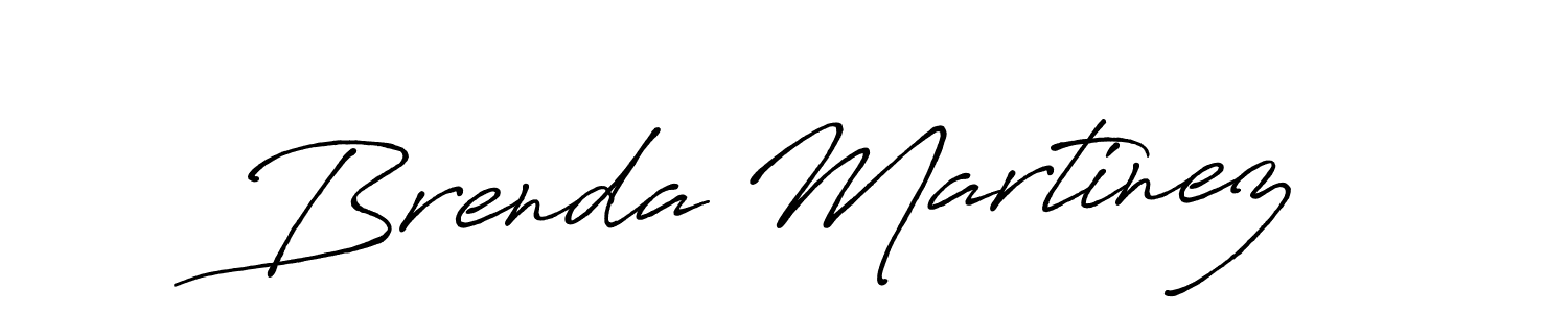 Brenda Martinez stylish signature style. Best Handwritten Sign (Antro_Vectra_Bolder) for my name. Handwritten Signature Collection Ideas for my name Brenda Martinez. Brenda Martinez signature style 7 images and pictures png